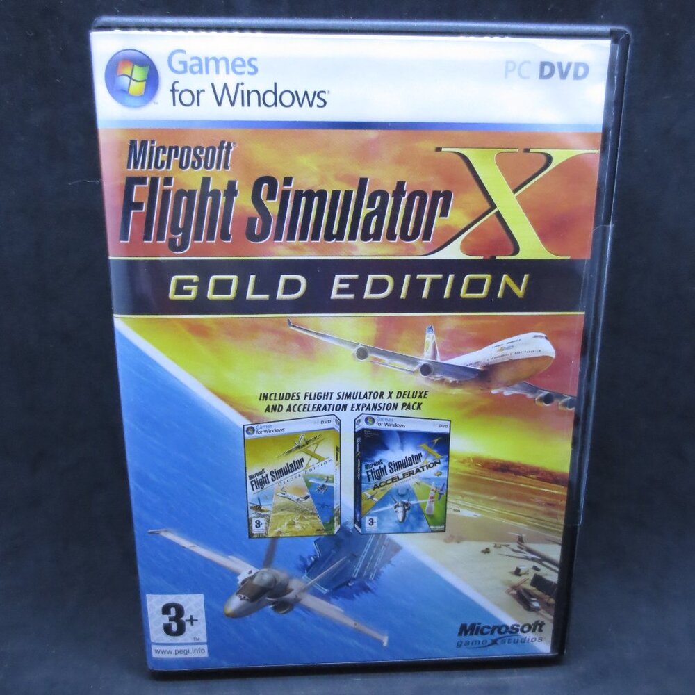 Microsoft Flight Simulator X Gold Edition PC Windows Video Game